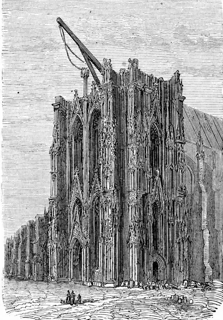 Baustelle des Kölner Doms